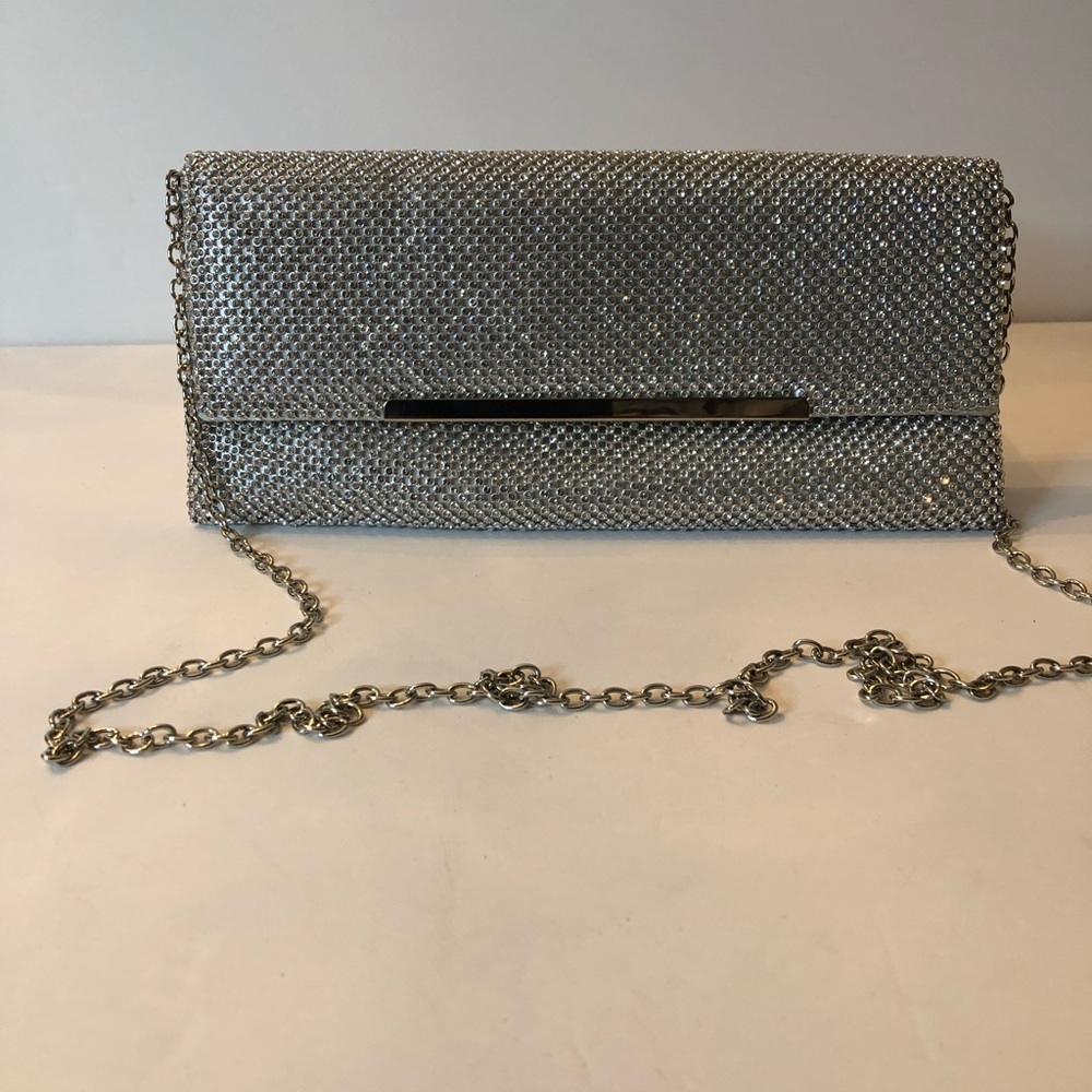 Ashro brand new evening clutch incases in mini rhinestones…